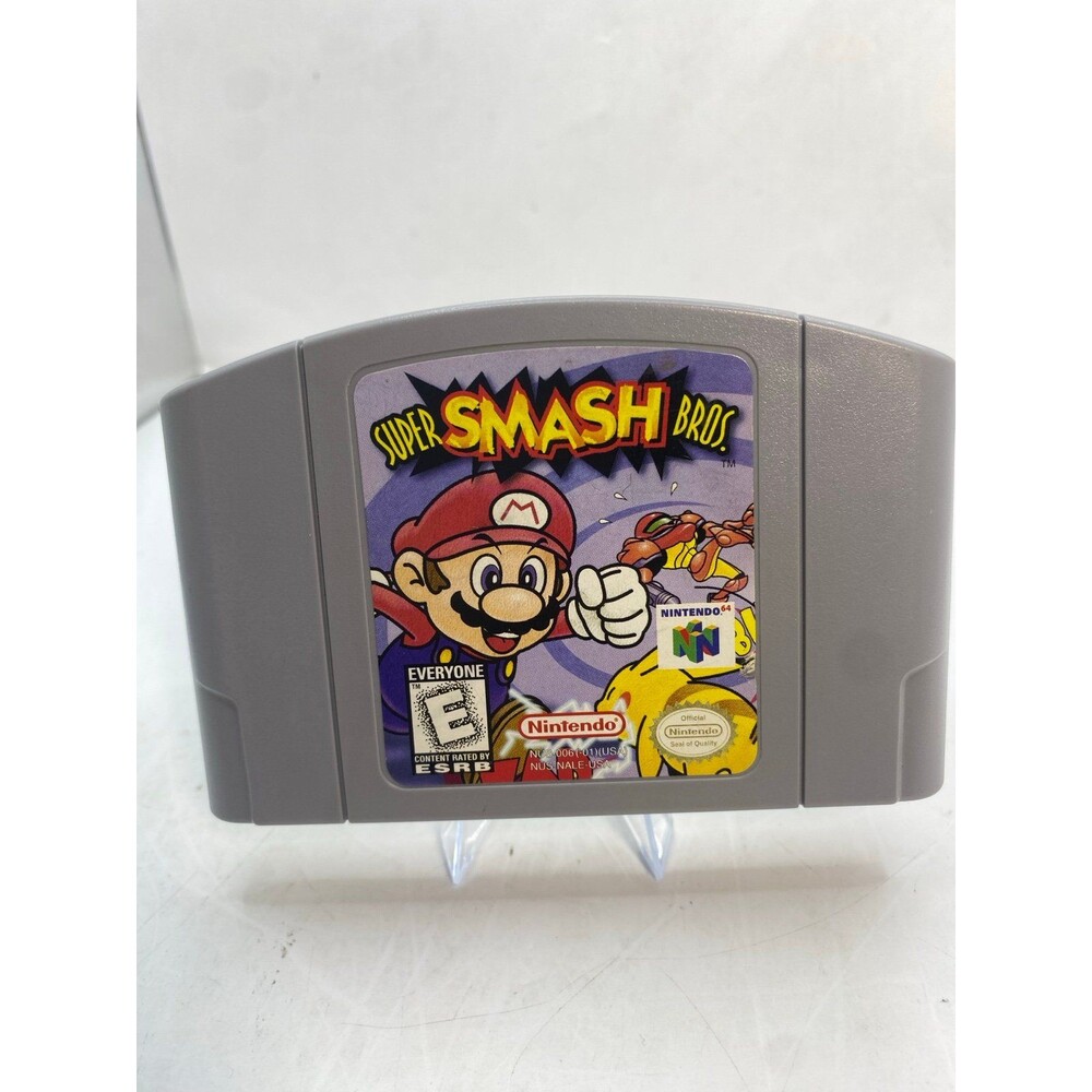 Super Smash Bros Nintendo 64 N64 Authentic Cleaned Tested Cartridge Only SSB